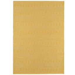 Twine 160x230Cm Rug Mustard, Square Cotton Blend - Barker & Stonehouse