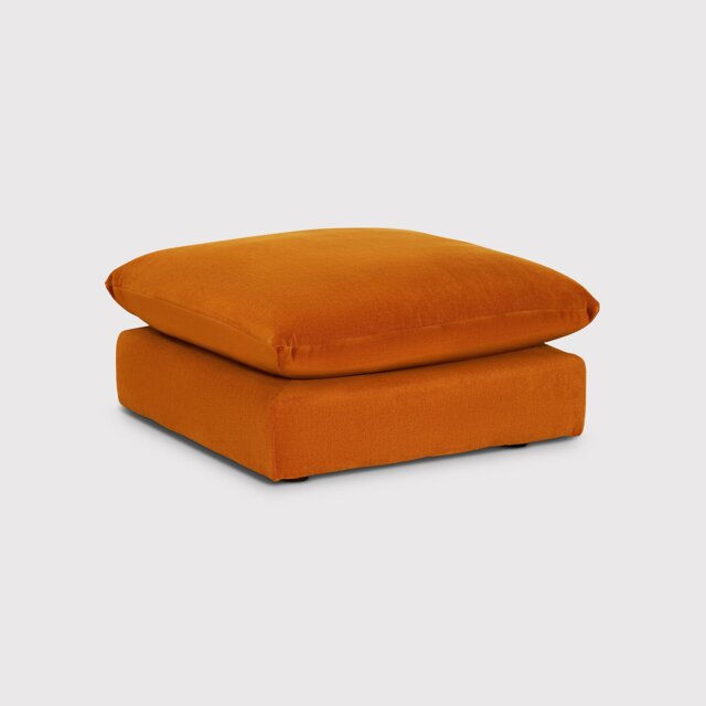 Hoxton Footstool, Orange - Barker & Stonehouse - image 1