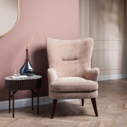 Marcy Accent Chair, Neutral Fabric - Barker & Stonehouse - thumbnail 1