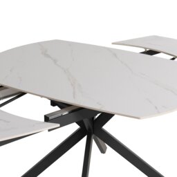 Galini Stone Extending Dining Table White - Barker & Stonehouse - thumbnail 6