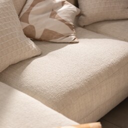 Lomax Large Chaise Modular Sofa Lhf, Neutral Fabric - Barker & Stonehouse - thumbnail 3