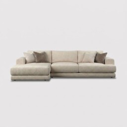 Lomax Large Chaise Modular Sofa Lhf, Neutral Fabric - Barker & Stonehouse