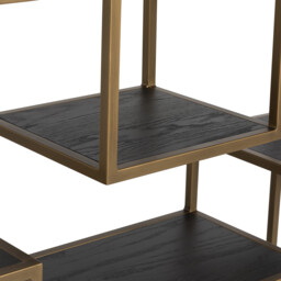 Cantha 2 Drawer Display Cabinet, Brown Oak - Barker & Stonehouse - thumbnail 5