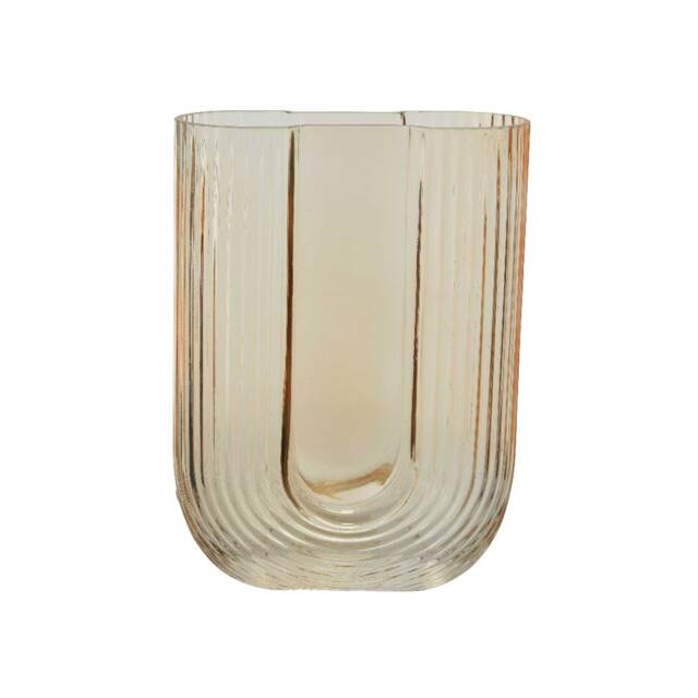 Blush Lined Vase, Pink Glass - Barker & Stonehouse