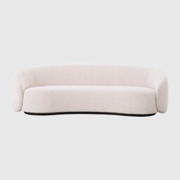 Eichholtz Sofa Amore 235X105X74, White Fabric - Barker & Stonehouse