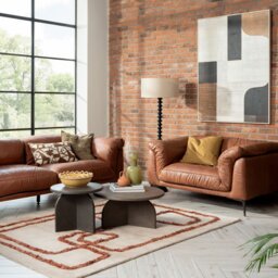 Epping 1.5 Seater 140X99X80Cm Armchair, Brown Leather - Barker & Stonehouse