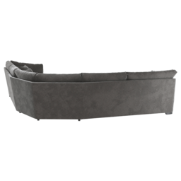 Borelly Large Corner Sofa, Grey Fabric - Barker & Stonehouse - thumbnail 2