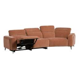 Cedro Curved Recliner Sofa - Power Lhf Fabric - Barker & Stonehouse - thumbnail 4