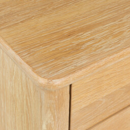 Valla 2 Drawer Bedside Table, Neutral Oak - Barker & Stonehouse - thumbnail 4