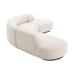 Eichholtz Bjorn Large Modular Sofa, Neutral Boucle - Barker & Stonehouse - thumbnail 5