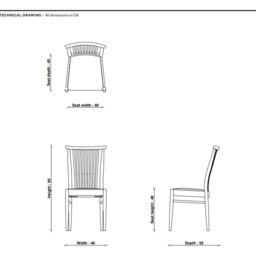 Ercol Teramo Dining Chair, Brown Oak - Barker & Stonehouse - thumbnail 6