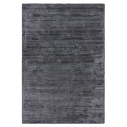 Heath Petrol 120x170cm Rug, Square, Blue Viscose - Barker & Stonehouse