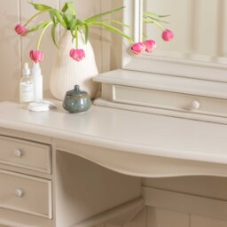 Calista Dressing Table, White Wood - Barker & Stonehouse - thumbnail 5