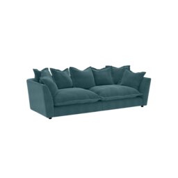 Odyssey Extra Large Split Sofa, Teal Fabric - Barker & Stonehouse - thumbnail 4