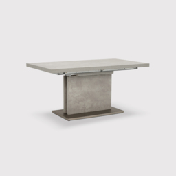 Halmstad Extending Dining Table 160Cm, Grey Concrete Effect - Barker & Stonehouse