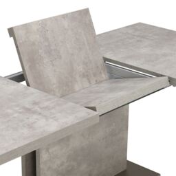 Halmstad Extending Dining Table 160cm, Grey Concrete Effect - Barker & Stonehouse - thumbnail 6