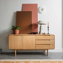 Winchester Wide Sideboard, Neutral Oak - Barker & Stonehouse - thumbnail 2