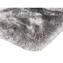 Plush Silver 160x230cm Rug, Square Polyester - Barker & Stonehouse - thumbnail 2