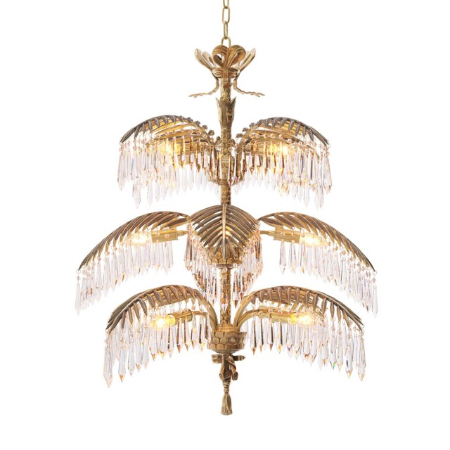 Eichholtz Chandelier Hildebrandt L, Gold Metal - Barker & Stonehouse