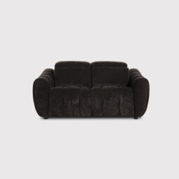 Montgomery 2 Power Seater & Headrest Recliner Sofa, Brown Fabric - Barker & Stonehouse