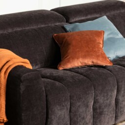 Montgomery 2 Power Seater & Headrest Recliner Sofa, Brown Fabric - Barker & Stonehouse - thumbnail 5