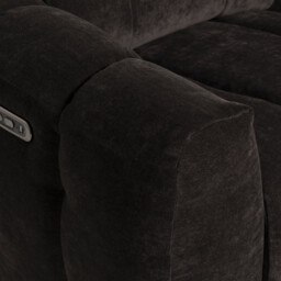 Montgomery 2 Power Seater & Headrest Recliner Sofa, Brown Fabric - Barker & Stonehouse - thumbnail 6