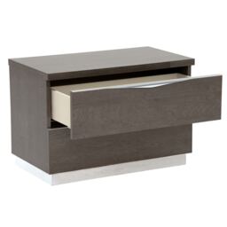 Lutyen Large Bedside Table, Grey Wood - Barker & Stonehouse - thumbnail 3