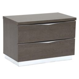 Lutyen Large Bedside Table, Grey Wood - Barker & Stonehouse - thumbnail 5