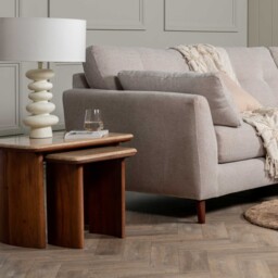 Zerina Set Of 2 Coffee Table 60x40x46, Brown Concrete - Barker & Stonehouse - thumbnail 2