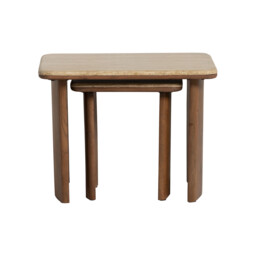 Zerina Set Of 2 Coffee Table 60x40x46, Brown Concrete - Barker & Stonehouse - thumbnail 5