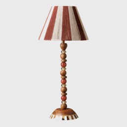 Tall Beaded Table Lamp Wood - Barker & Stonehouse