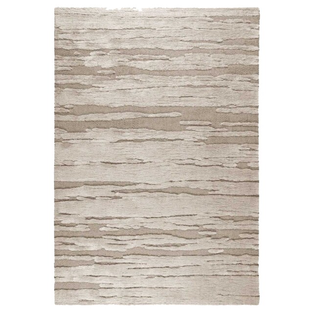 Taupe Etch Rug 133x195cm, Square Polyester - Barker & Stonehouse