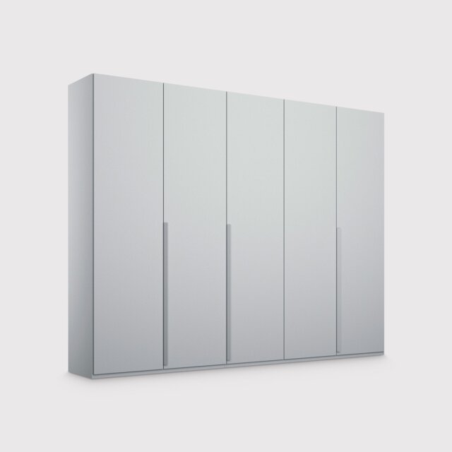 Frans 5 Door Wardrobe 251Cm, Grey - Barker & Stonehouse - image 1