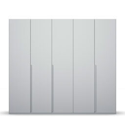 Frans 5 Door Wardrobe 251Cm, Grey - Barker & Stonehouse - thumbnail 4