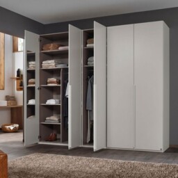 Frans 5 Door Wardrobe 251Cm, Grey - Barker & Stonehouse - thumbnail 3