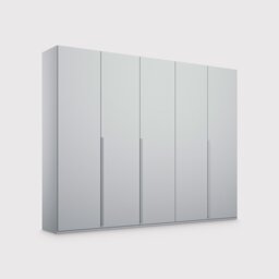 Frans 5 Door Wardrobe 251Cm, Grey - Barker & Stonehouse