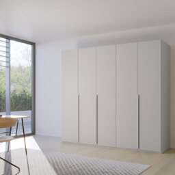 Frans 5 Door Wardrobe 251Cm, Grey - Barker & Stonehouse - thumbnail 2