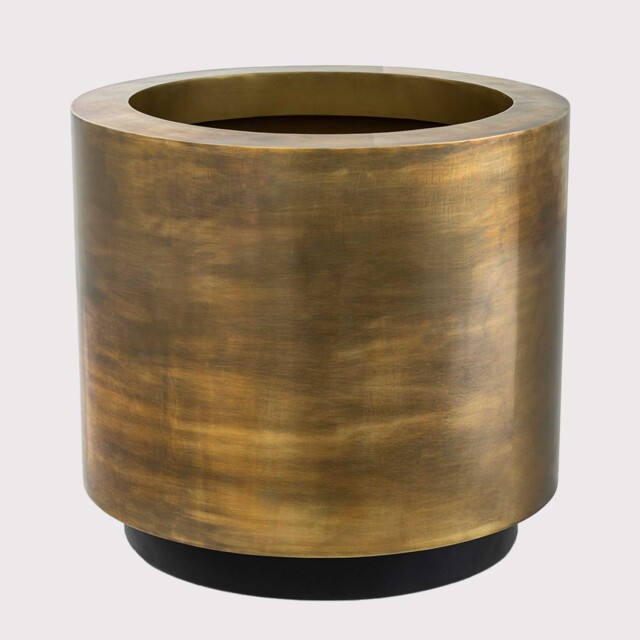 Eichholtz Jasper Planter S Vintage Brass Finish Metal - Barker & Stonehouse - image 1