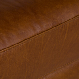 Albard Swivel Armchair, Brown Leather - Barker & Stonehouse - thumbnail 5