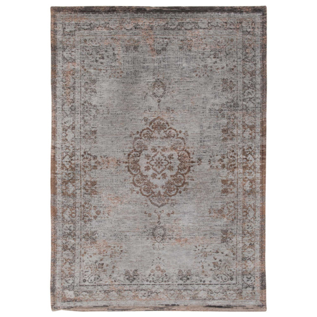 Fading World Grey Ebony 140x200Cm Rug, Square Cotton - Barker & Stonehouse - image 1