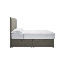 Simba Camden Side Lift Ottoman Double Bed Frame, Grey Fabric - Barker & Stonehouse - thumbnail 6