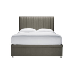 Simba Camden Side Lift Ottoman Double Bed Frame, Grey Fabric - Barker & Stonehouse - thumbnail 3