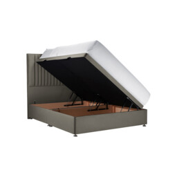Simba Camden Side Lift Ottoman Double Bed Frame, Grey Fabric - Barker & Stonehouse - thumbnail 5