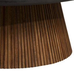 Trinidad Large Round Coffee Table, Round, Teak Wood - Barker & Stonehouse - thumbnail 4