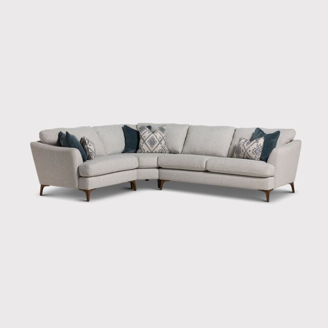 Embrey 2.5 Seater Corner Sofa With LHF Cuddler Fabric - Barker & Stonehouse - image 1