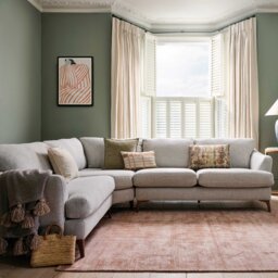 Embrey 2.5 Seater Corner Sofa With LHF Cuddler Fabric - Barker & Stonehouse - thumbnail 2