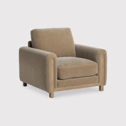 Reynard Armchair, Neutral Fabric - Barker & Stonehouse
