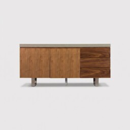 Tervola Wide Sideboard, Walnut Wood - Barker & Stonehouse - thumbnail 1