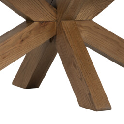 Rudford Dining Table 220x100x77cm, Brown Oak - Barker & Stonehouse - thumbnail 4