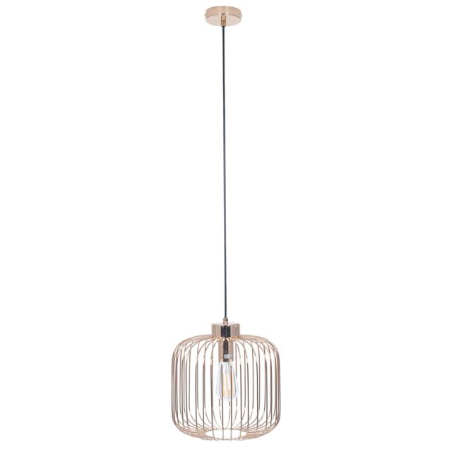 French Gold Metal Wire Pendant Light - Barker & Stonehouse - image 1